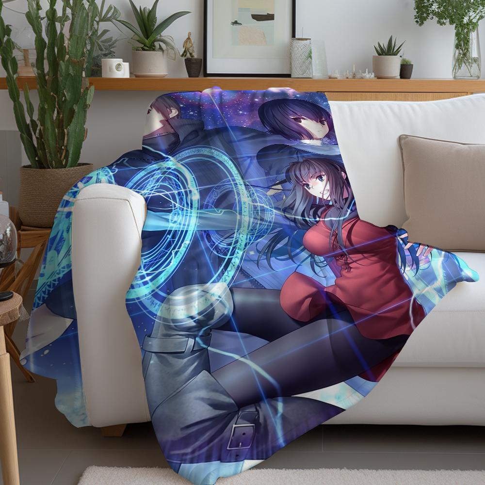 Game Witch on the Holy Night Blanket Warm Soft Suitable For Bedroom Sofa Bed Living Room Office Travel Camping Gifts