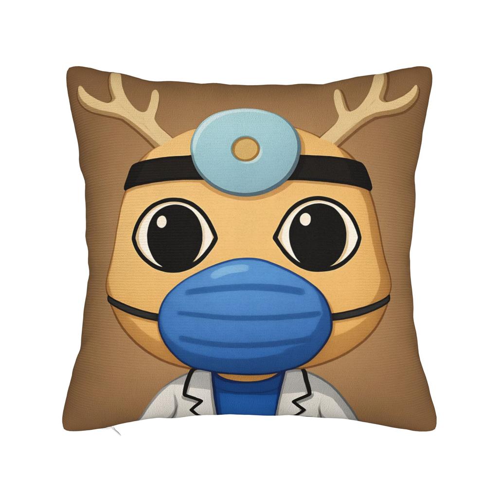Printed Animals Dr.Harlow Hospitals Pillowcase Polyester Cushion Cover Decorations Cartoon Game Pillow Case Cover Drop Shipping