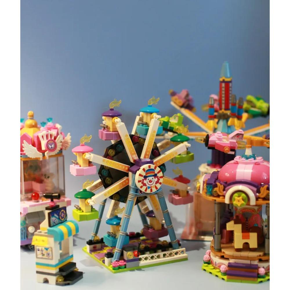 LOZ Blocchi Parco Divertimenti Mattoncini Hamburger Patatine Negozio Pisa Macchina da Gioco Modello Corsair Giocattoli per Bambini 1727