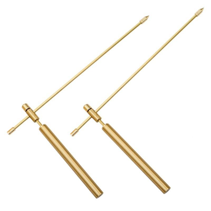 99.9% Pure Copper Dowsing Rods Professional Ghost Hunting Treasure Searching Tool Portable Copper Divining Rod Equipment