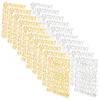 20Pcs Creative Letter Sticker Vinyl Adhesive Glitter Alphabet Art Decals Self Adhesive Glitter Alphabet Sticker for Scrapbook
