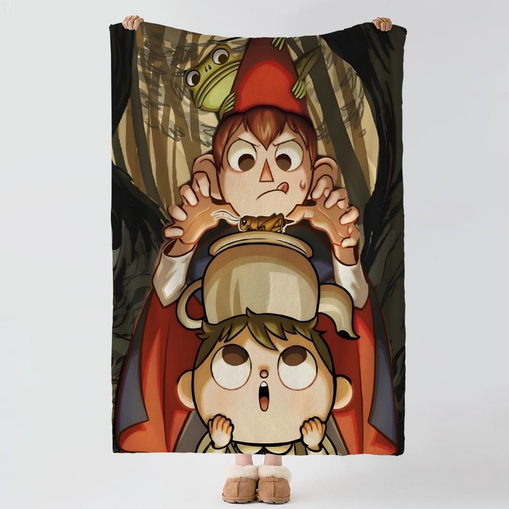 Animation O-Over The Garden Wall-l Throw Thick Comfort Flannel Quilt, Multi-scene Use Indoor Outdoor Daily Nap
