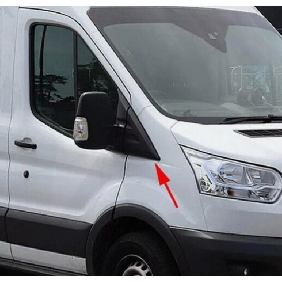 Right Side Mirror Corner Triangle Molding Fender For Ford Transit MK8 2014-