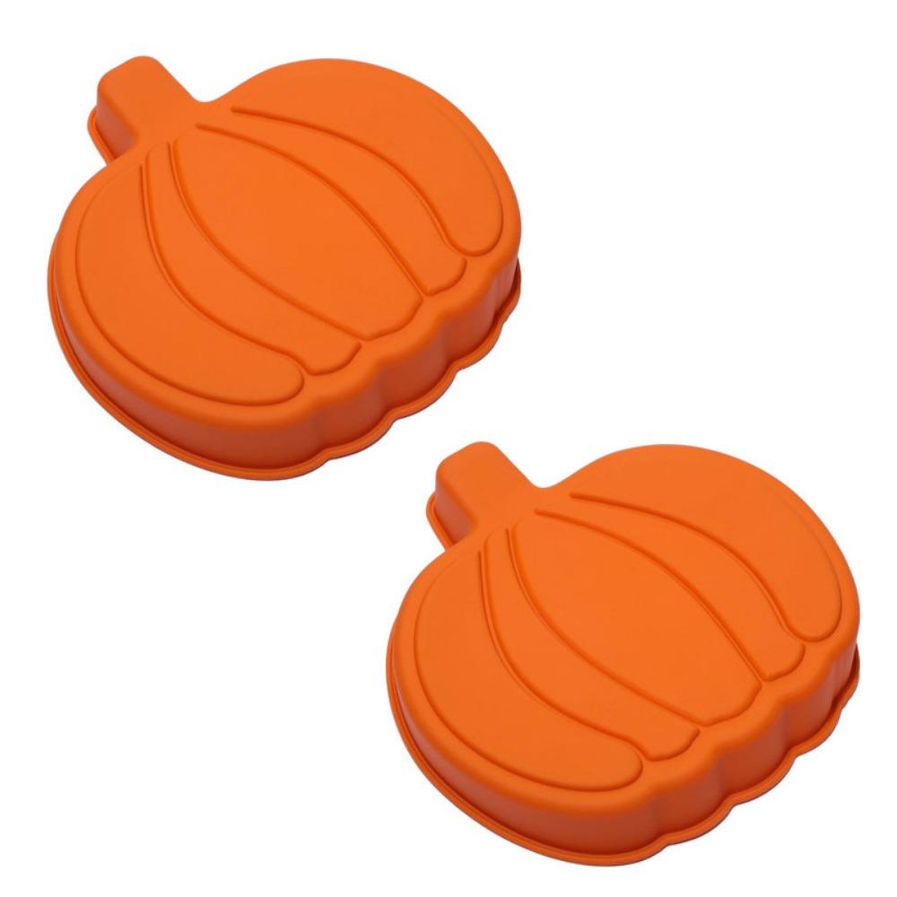 1/2Pcs 3D Halloween Cake Mold Flexible Silicone Baking Mold Pumpkin Baking Mold Pastry Utensil