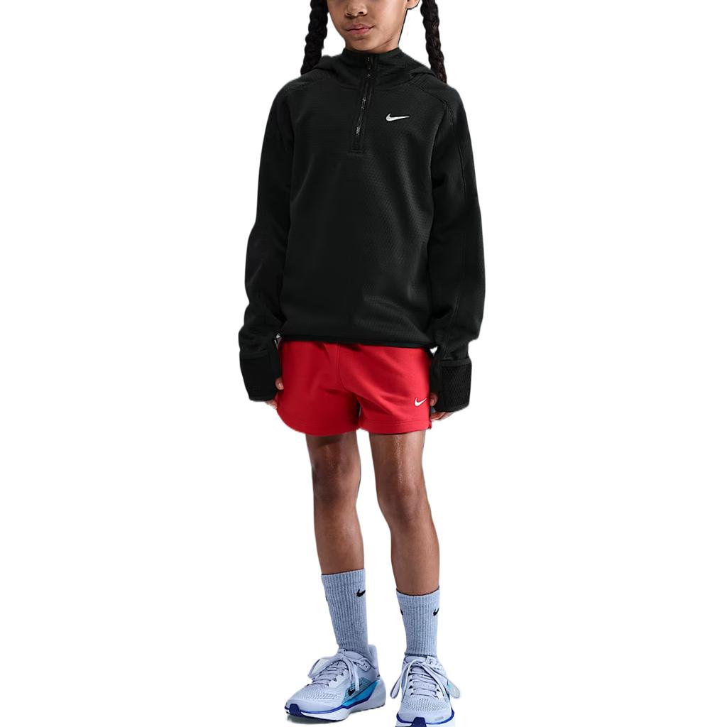 Nike Therma Casual Fashion Simple Versatile Kids Tops HV0197-010