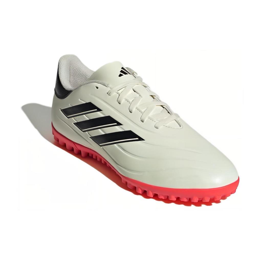 New Adidas COPA PURE 2 TF Rubber Broken Studs Anti Slip Wear Resistant Soccer Shoes Unisex White Red IE7523