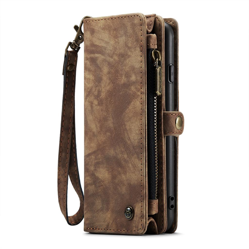 Suitable for Apple 11 Phone Case, 2-in-1 iPhone 17 Phone Leather Case with Magnetic Card Slot, 13 Pro Max Flip Cover Case