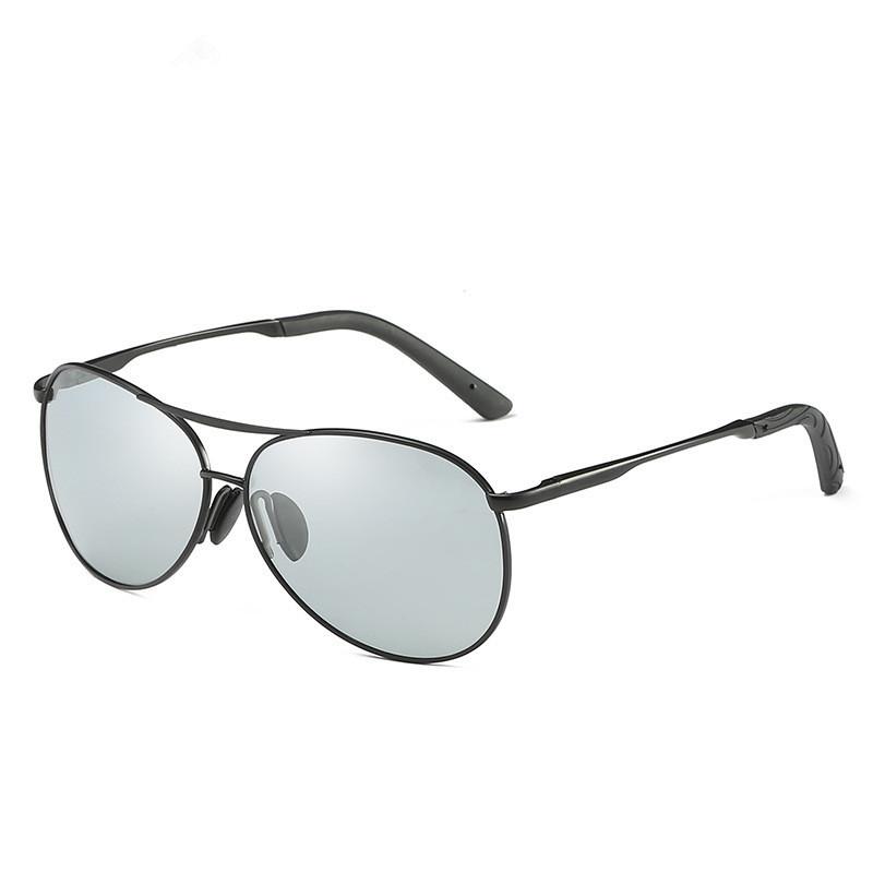 High Quality Men'S Polarized Sunglasses Fishing Retro Sunglasses Color Changing Day And Night Night Vision Glasses Toad