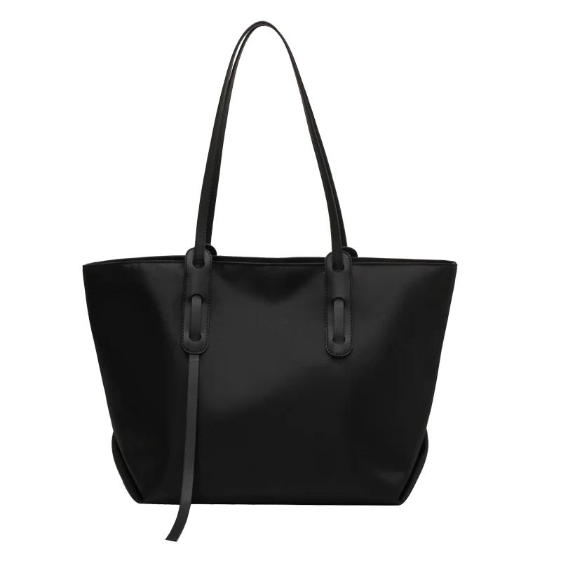 Oxford-Umhängetasche mit großem Fassungsvermögen für Damen, schlicht, lässig, vielseitig, klassischer Stil, vielseitig, solides Gefühl, Luxustaschen, modisch