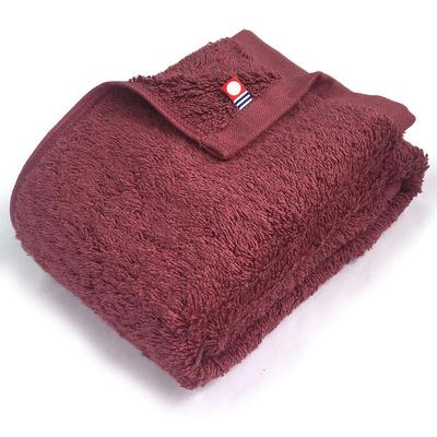 Imabari Towel Face Towel Premium Quality Plain 40x70cm 1 Piece (Raspberry)