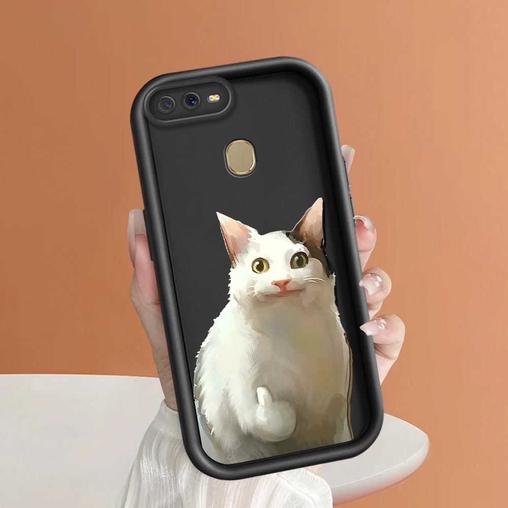 Coque de protection antichoc en silicone souple avec motif de dessin animé pour appareil photo OPPO Reno Realme OnePlus