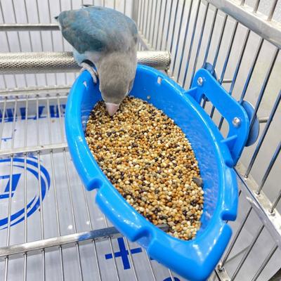 1PC Bird Baths Tub Parrot Cage Hanging Bathing Box Bird Birdbath Tub Parrot Bath Supplies Room Feeder