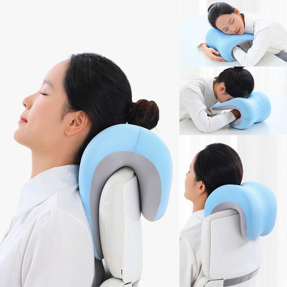 Memory Foam Nap Pillow Ergonomic Design Orthopedic Support Neck Support Pillow Breathable Desk Napping Orthopedic Pillow