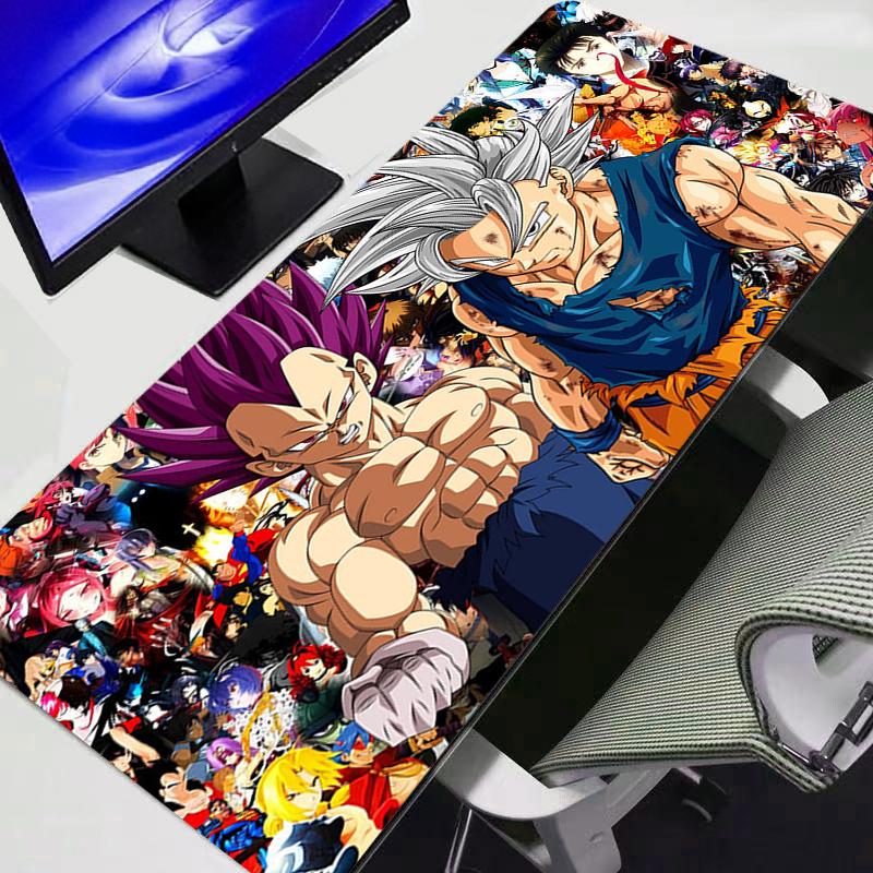 

Mouse Pad Dragon Ball Z DBZ XL Lockedge Large Gaming Accessories Computer Gamer Keyboard Mat Desk Mousepad For Csgo 30x60x0.2cm