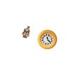 Horse Clock Desktop Figurine Decoration Crafts Collection Statue Animal Table for Living Room