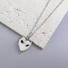 Delicate Glass Pendant Charm Choker Necklace Elegant Collar Chain Fashionable Neckwear Gift Jewelry for Girls Lady