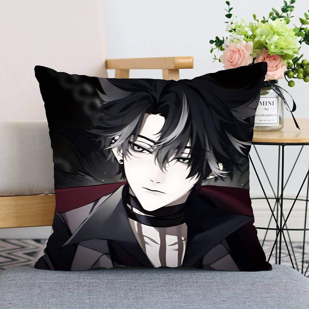 Kawaii Wriothesley Throw Pillow Covers Pattern Cushion Cover Suitable For Sofa Bedroom Car Pillow Cover