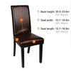 PU Stylish And Practical Chair Covers For All Occasions PU Dining Chair Cover Chair Protector
