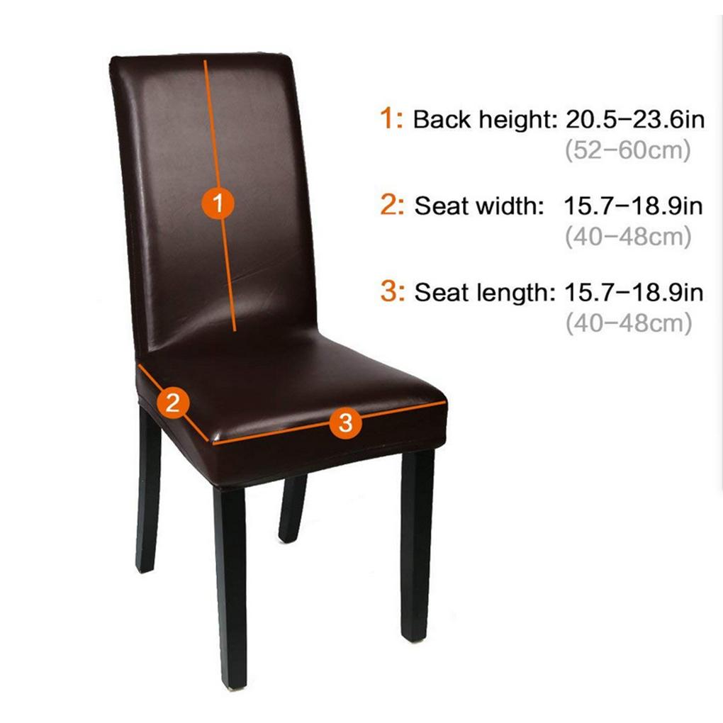 PU Stylish And Practical Chair Covers For All Occasions PU Dining Chair Cover Chair Protector