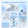 Foldable Water Mist Ice Spray High Speed Fan Portable Cooling Fan Neck Hanging Type-C Adjustable Speed for Home Office Outdoor