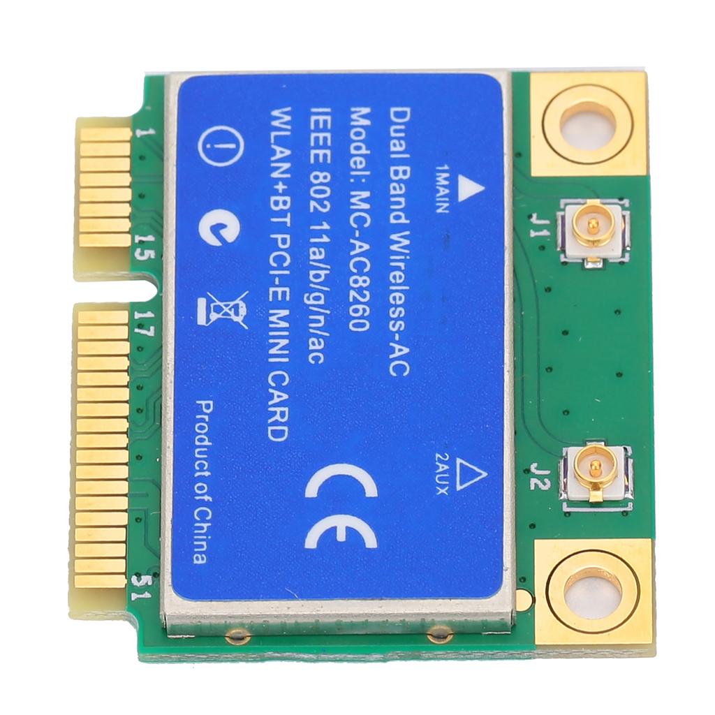 MINI PCIE Card 1200M Dual Band 2.4GHz 5GHz Wireless Network Card 8260 WLAN+BT 2in1 MC8260