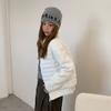 Knitted Splicing New Stand-Up Collar Ribs Cotton Clothes For Men And Women Short Men'S Thickened Warm Casual Couple Jacket Cotton-Padded Clothes