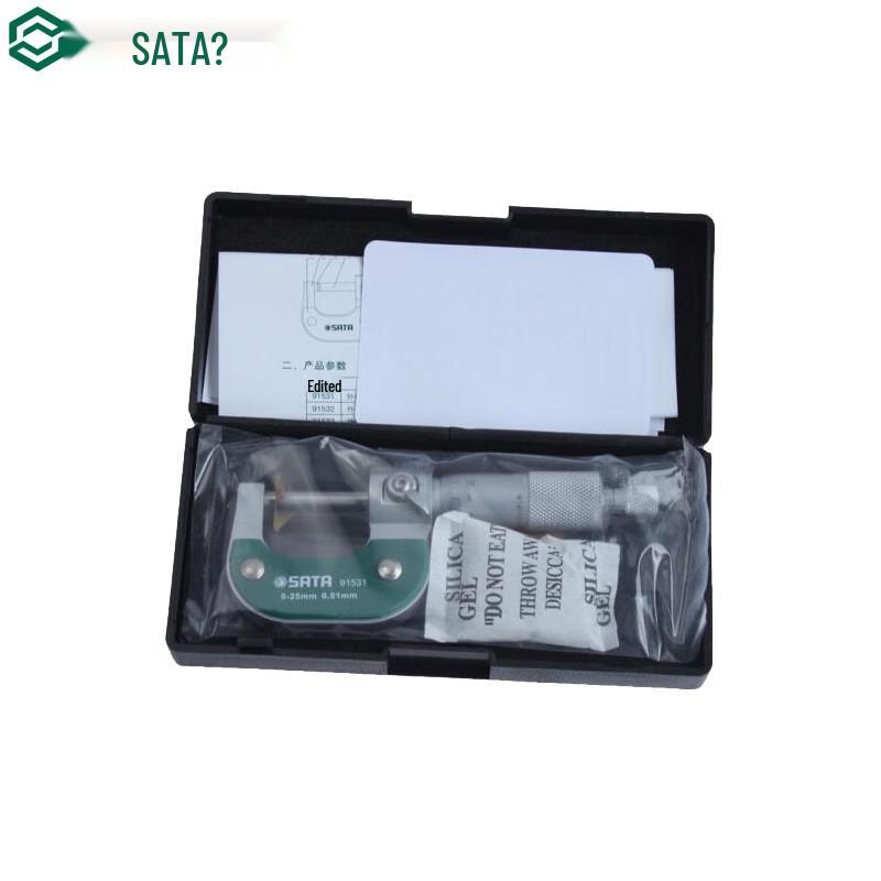 SATA Outside Micrometer 0-25mm