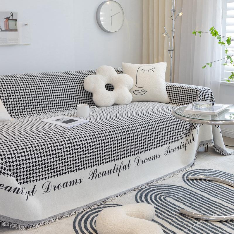 

Свежая простая диванная подушка Four Seasons Универсальная утолщенная полностью покрытая ткань для дивана 180*130cm