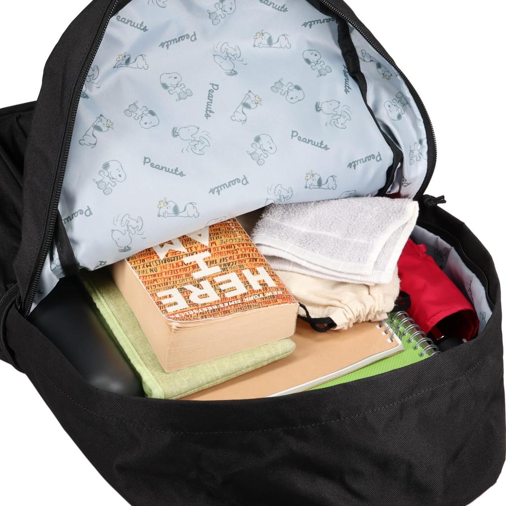 May Ocean Rucksack für Herren, 62122, Schwarz