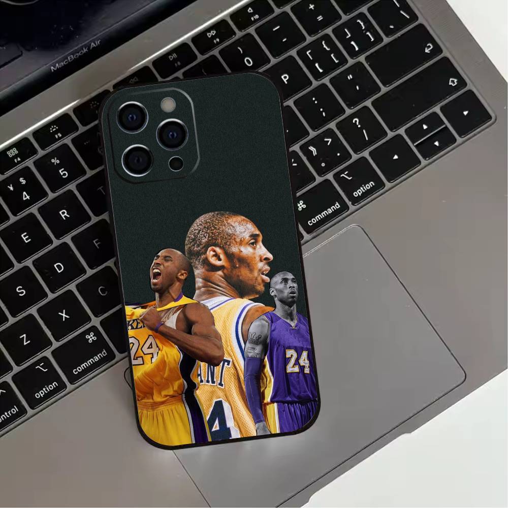

Basketball K-Kobe B-Bryant 24 Phone Case For iPhone 17,16,15,14,13,12,11 Plus,Pro Max,XS,Soft Silicone Black Cover iPhone13PRO