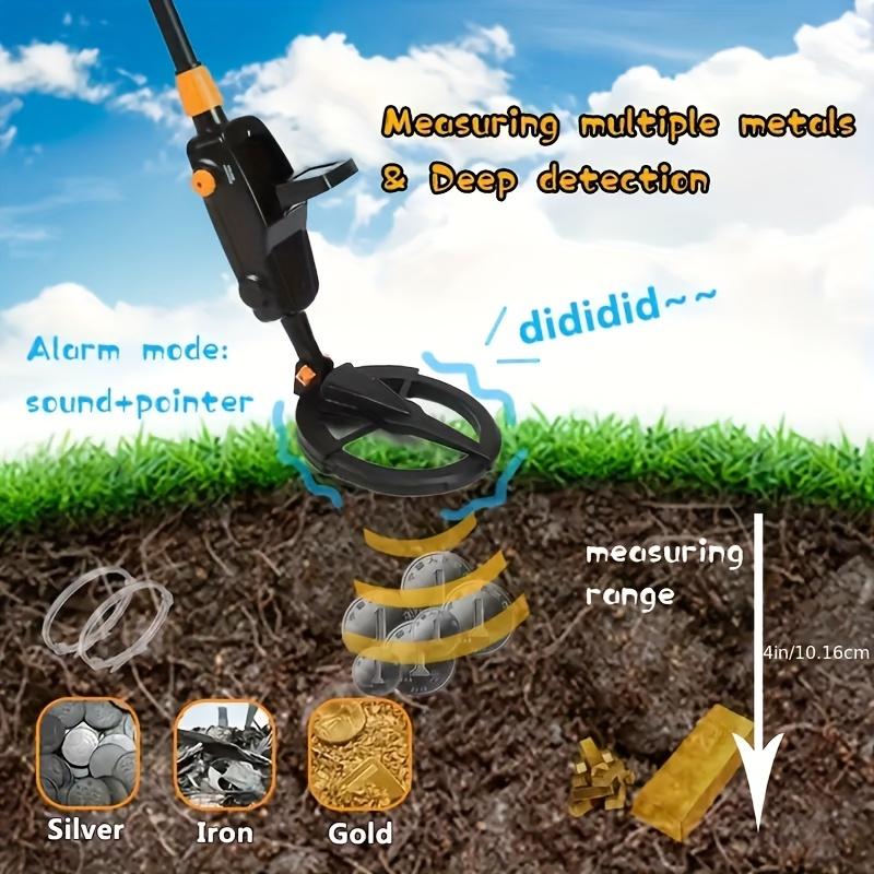 Handheld metal detector, MD1008A gold detector, underground treasure metal detector, tracker with waterproof search coil