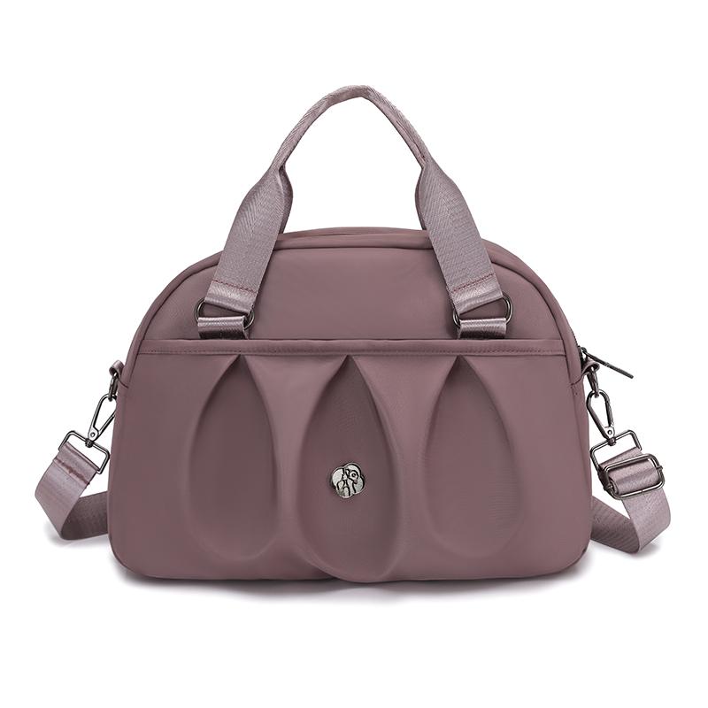 Women's Shoulder Bag Nylon Handbag Lightweight Multi-Layer Waterproof Crossbody Bag