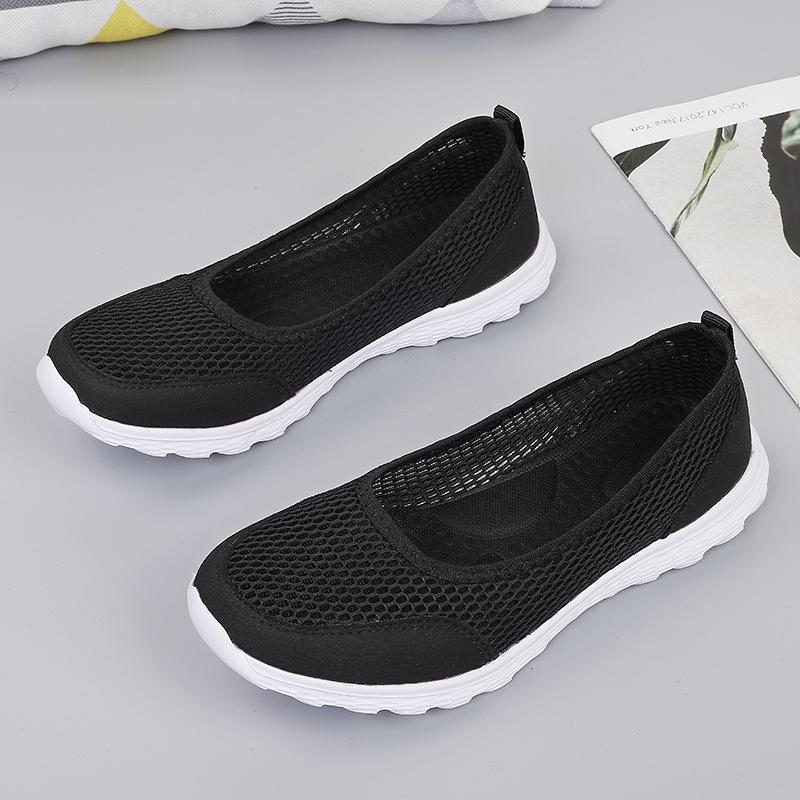 35-42 Damen Flache Schuhe Casual Bootsschuhe Mutter Krankenschwester Loafers