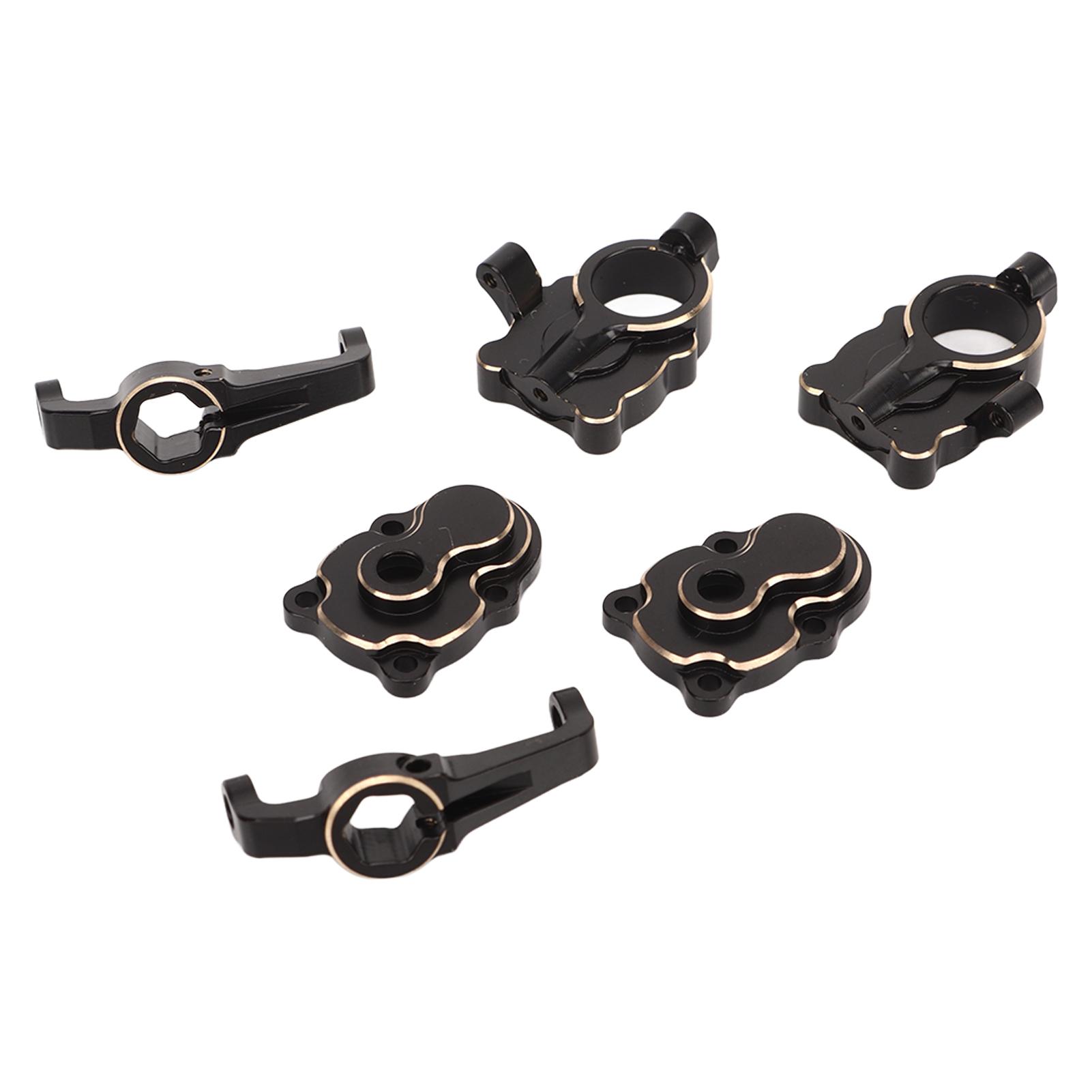 

RC Front Rear Axle Gear Cover Steering Cup C Hub Carrier Brass Upgrade Parts for FMS FCX24 1/24 Crawler