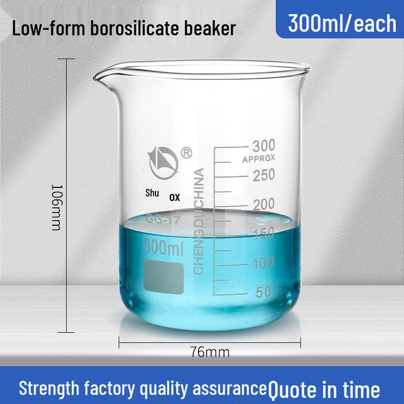 Shu Niu High-Temperature Resistant Borosilicate Glass Beaker