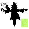 Spooky Garden Figures Halloween Ghost Stake Glow-in-The-Dark Yard Sign Pumpkin Luminous Lawn Ornaments Scarecrow Acrylic Decoration for Pathway