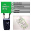 Y787 Keyless Combination Alarm Lock: Steel Wire, Anti-Disassembly, Rainproof, Anti-Theft, Electronic Lock for Bicycles and Motorcycles.