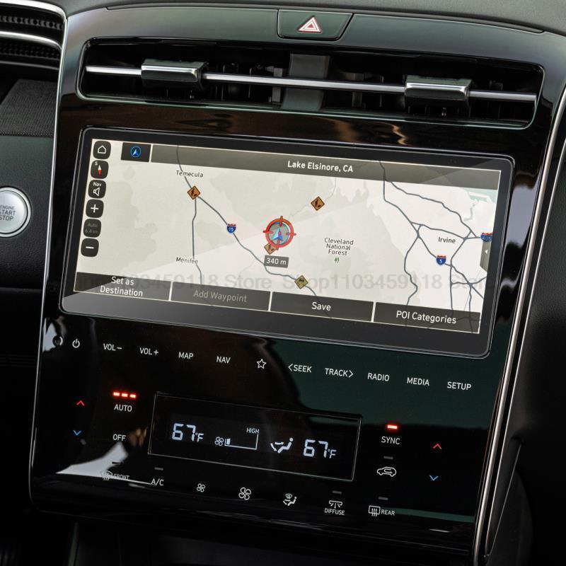 Tempered Glass screen Protectior Film For Hyundai Tucson NX4   10.25 Inch Interior Navigation Center Control Touchscreen