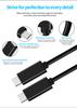 USB3.2 PD100W Type-C C Cable 5A Fast Charging 20GBps High-Speed Data Transfer Nylon Braid Jacket Aluminum Alloy Core Computer
