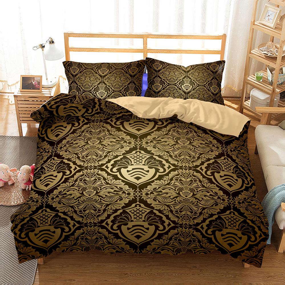 Western 3 Pcs Duvet Cover Sets Bohemian Bedding 228x228 Egyptian Hot Boho Bedroom Bedclothes Single Double Bed Set Pillowcase
