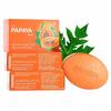 Morvin Papaya Whitening Soap with Papaya Extract,Shea Butter, 75g, Pack of 3