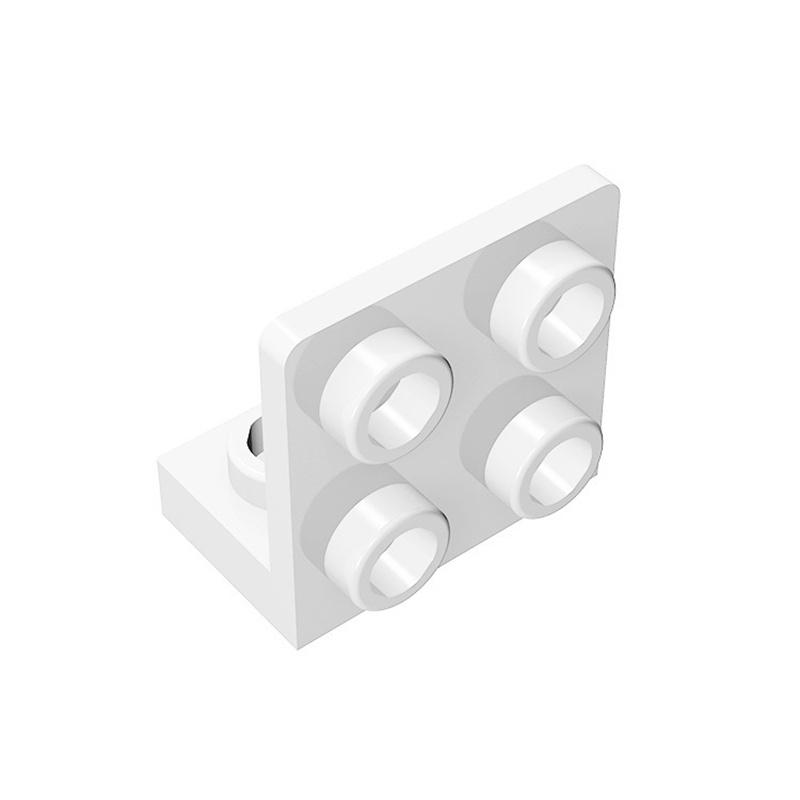 50g/64Pcs Lot 99207 Bracket 1x2-2x2 Inverted Building Blocks Moc Attachments Works With Brick Playthings Children