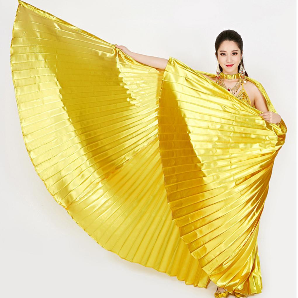 Belly Dance Wing with Telescopic Stick Adult Costumes for Performances Halloween Carnival Parties Shows Accessories