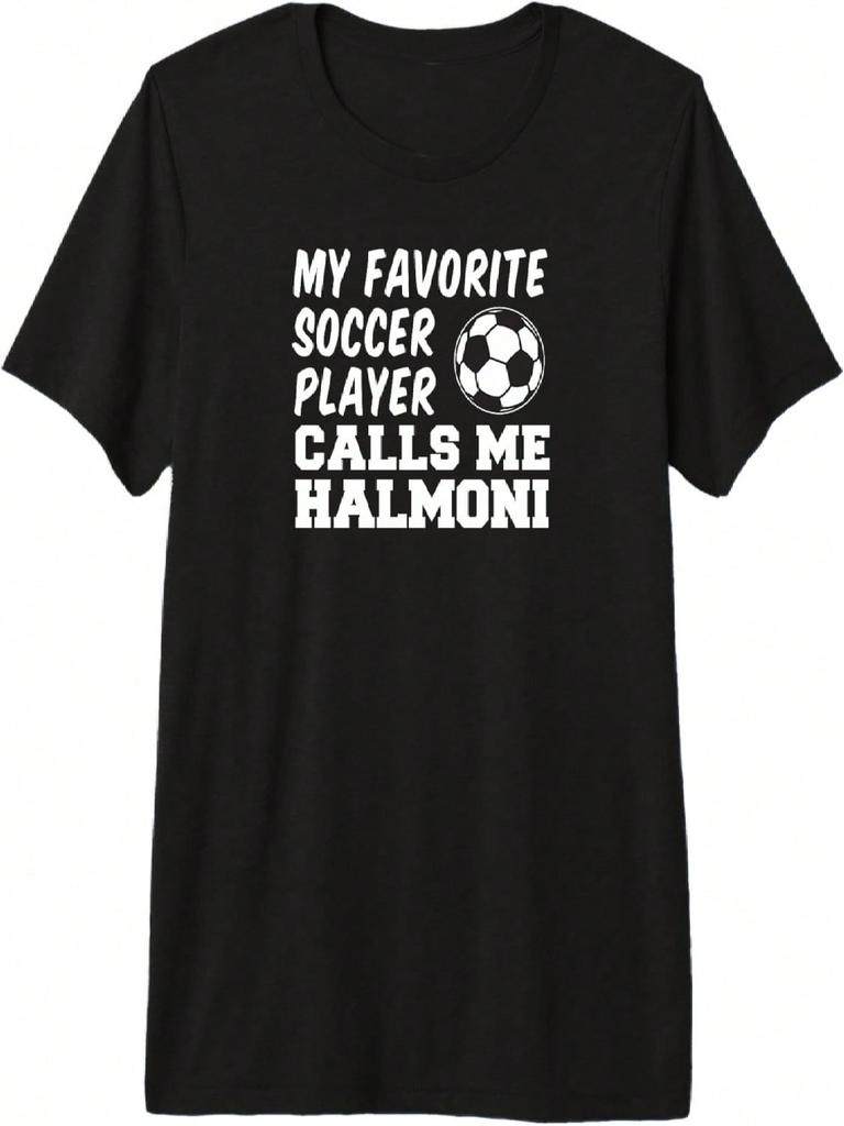 Mein Lieblings-Fußballspieler nennt mich Halmoni Koreanische Oma Premium Tri-Blend T-Shirt