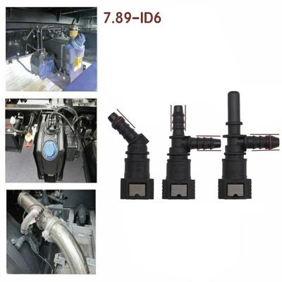 PA12 Plastic Hose Coupler 7.89 ID6 Pipe Coupler Durable Quick Release Connector
