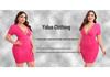 Plus Size Women's Starry Sky French Velvet Bodycon Dress - Long Sleeve, Short, Slim Fit