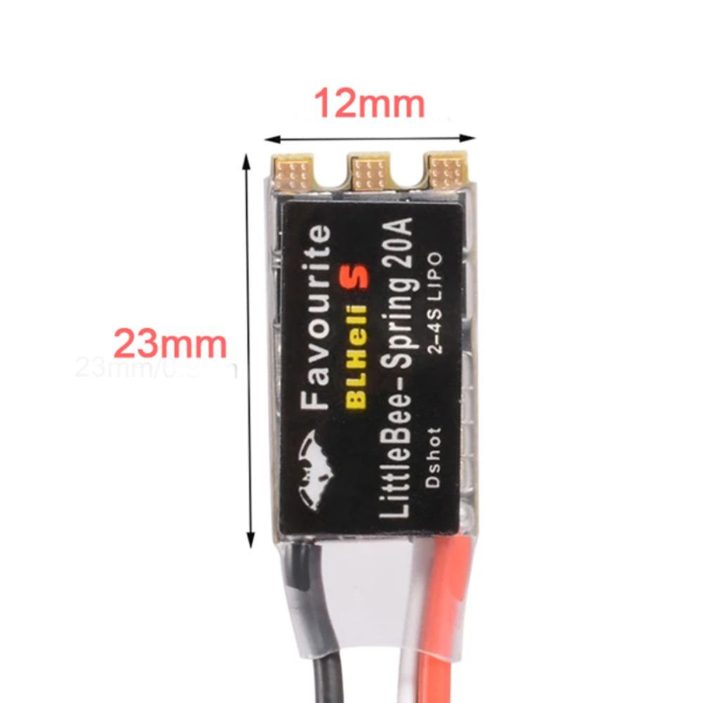 OneShot125 Supports Mulitshot DSHOT Brushless ESC BLHeli-s Little Bee Spring Speed Controller