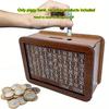 1pc DIY Wooden Piggy Bank with Savings Targets and Number,1000/5000/10000 Reusable Money Bank Suitable for Couples,elders,and Adults.