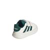 adidas Grand Court 2.0 Fashionable Comfortable Low-Top Walking Shoes Baby Sneaker White Green JQ7996