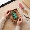 Handmade Holiday Decoration DIY Unfinished Wooden Kit Blank Craft Christmas Tree Wood Figurines Party Crafting Material for Kids Painting